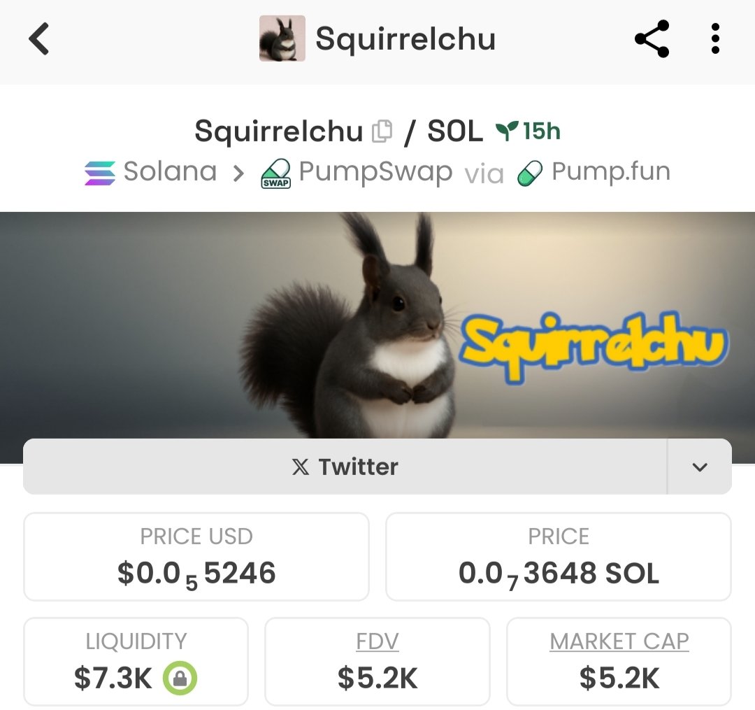 1.5m likes and 5.6m views 

#Sguirrelchu <a href="/Ashmix__/">A$hmix</a>

HxJgR5dV8JbvsjHTfHQuc7yyQ2Q1Pz5u7S866S9Epump

vt.tiktok.com/ZSfvSFtga/