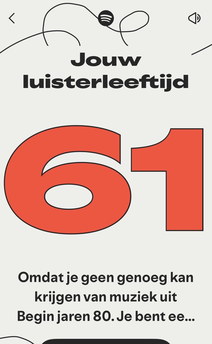 Ik heb gewoon smaak, jaren 80 en 90 zijn legendarisch, hoeven jullie mij niet gelijk een opa te noemen. 😂

#SpotifyWrapped