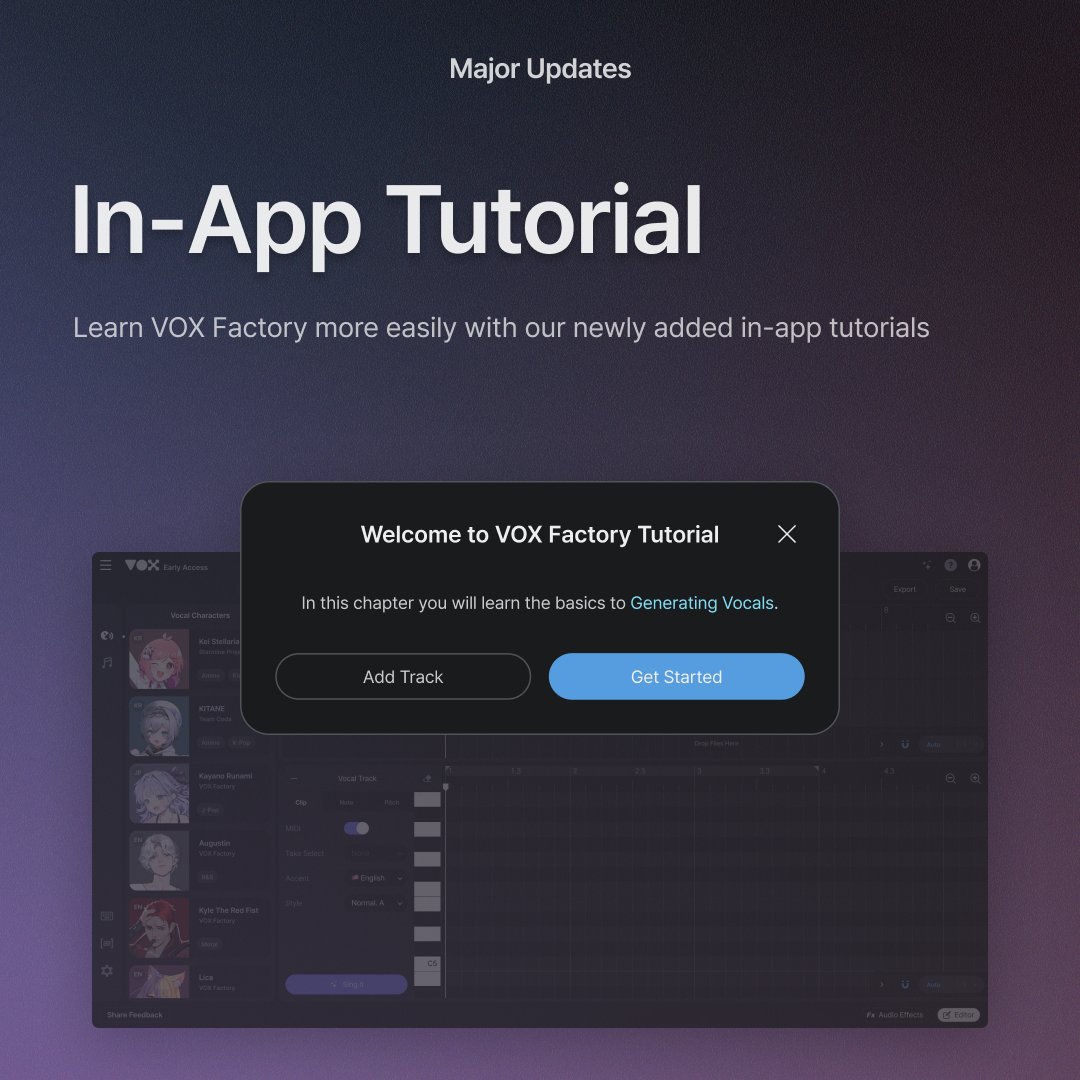 VOX Factory tweet media
