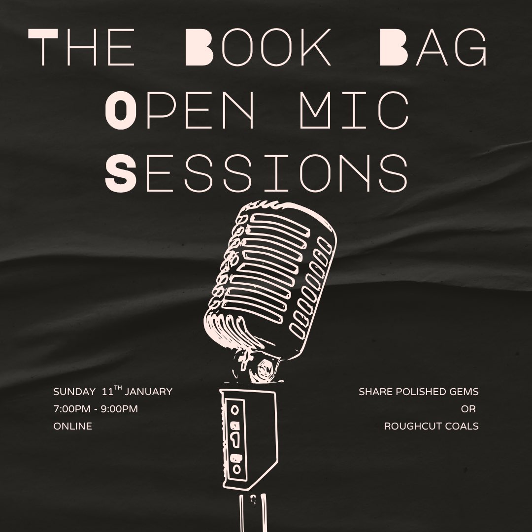 Start your new year with an open mic.🎤 

Grab your tickets 🎟️ for The Book Bag Open Mic Sessions: Session 2 

eventbrite.co.uk/e/197512574527…