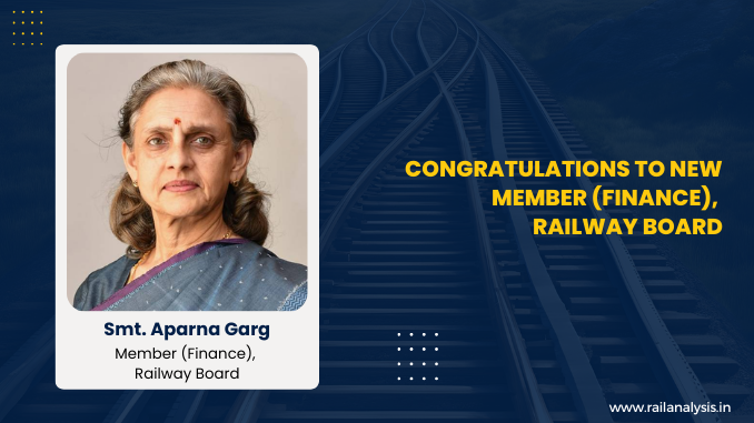 RailAnalysis's tweet image. Smt. Aparna Garg takes charge as Member (Finance) of Railway Board

Read more: railanalysis.in/appointment/sm…

#Appointment #RailwayBoard #IndianRailways #Leadership #Finance #RailAnalysis