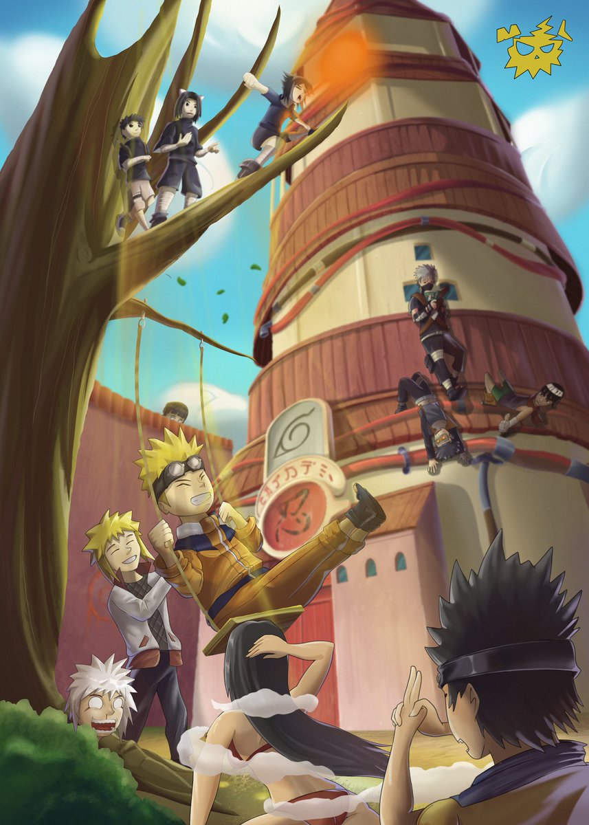 Mecha_Lock's tweet image. Naruto and the gang!