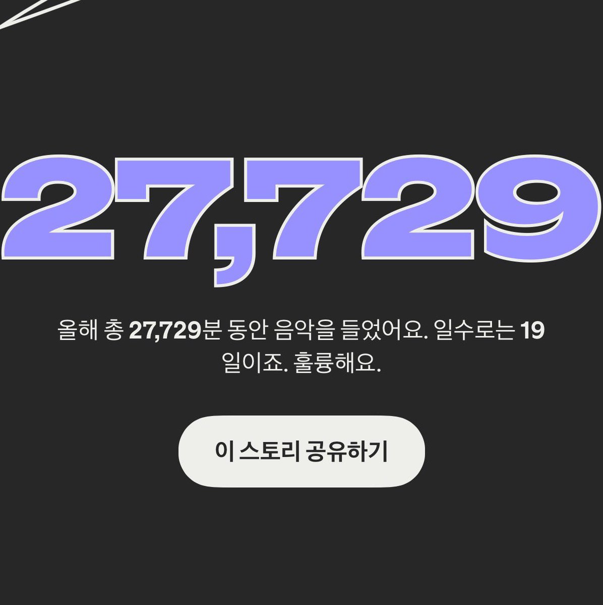ARMYFRANCE_'s tweet photo. [@BTS_twt x WEVERSE]

「041225」 #V 🐯

🐯(*en montrant ses résultats du Spotify Wrapped) À ce stade, je suis un rappeur. Kim Tae Rap Tae-eba

#Baem

(*ses statistiques d’écoute : 
➡️Genres préférés :
1.Pop-rap
2.Trap soul
3.Bedroom pop
4.R&B
5.K-ballad
➡️27,729 minutes d’écoute au total, soit 19 jours
➡️Il a écouté 4611 chansons cette année 
➡️Son artiste #1 est Bill Evans)  

#BTS #방탄소년단