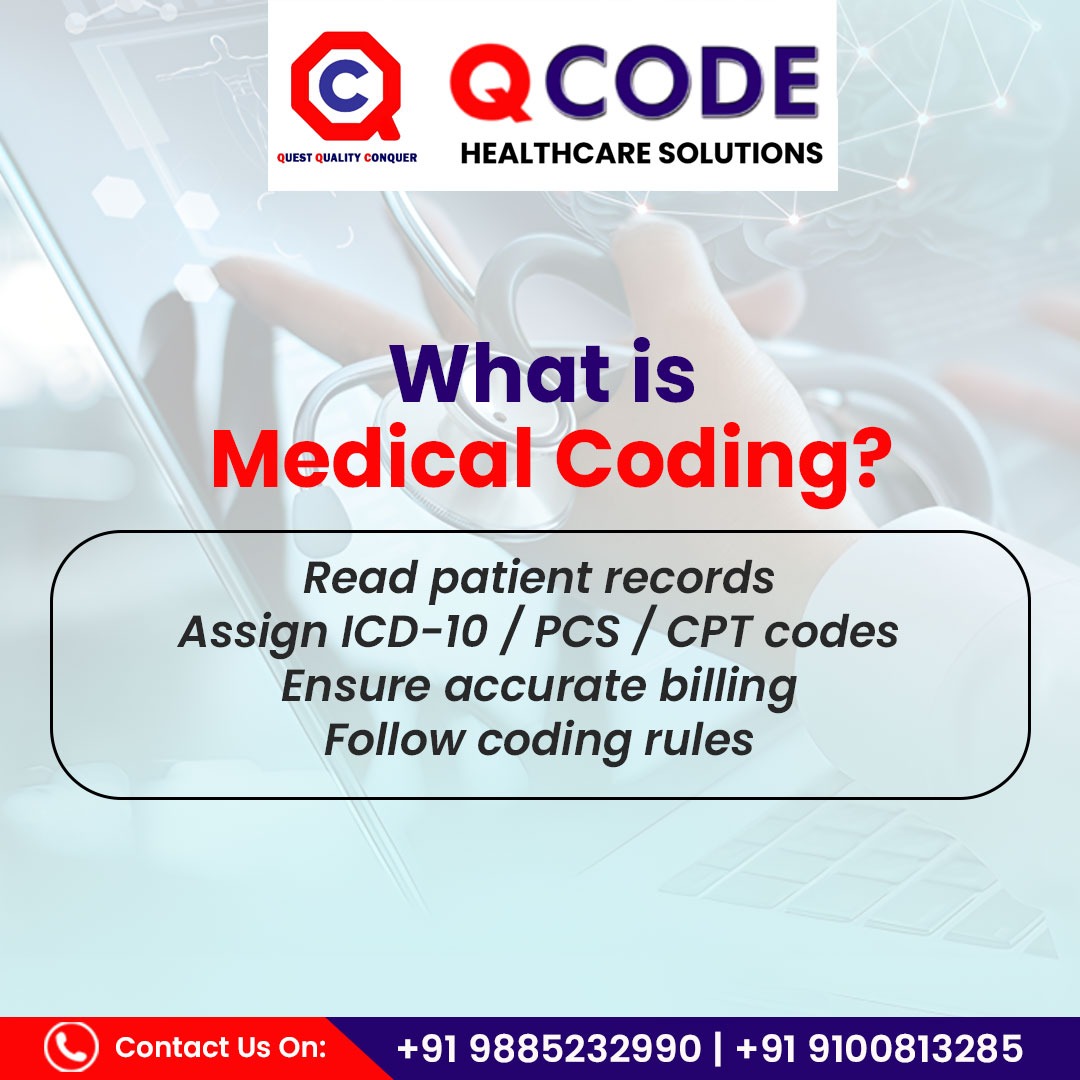qCodeacademy_'s tweet image. Become a Medical Coding Expert with Q Code Academy!

🎓 Why Choose Q Code Academy?
• Certified coding experts
• CCS &amp;amp; CIC certification 
• Real hospital-coding practice

Enroll Now &amp;amp; Start Your Medical Coding Journey!
#QCodeAcademy #MedicalCoding #MedicalCareer #ICD10 #CPT