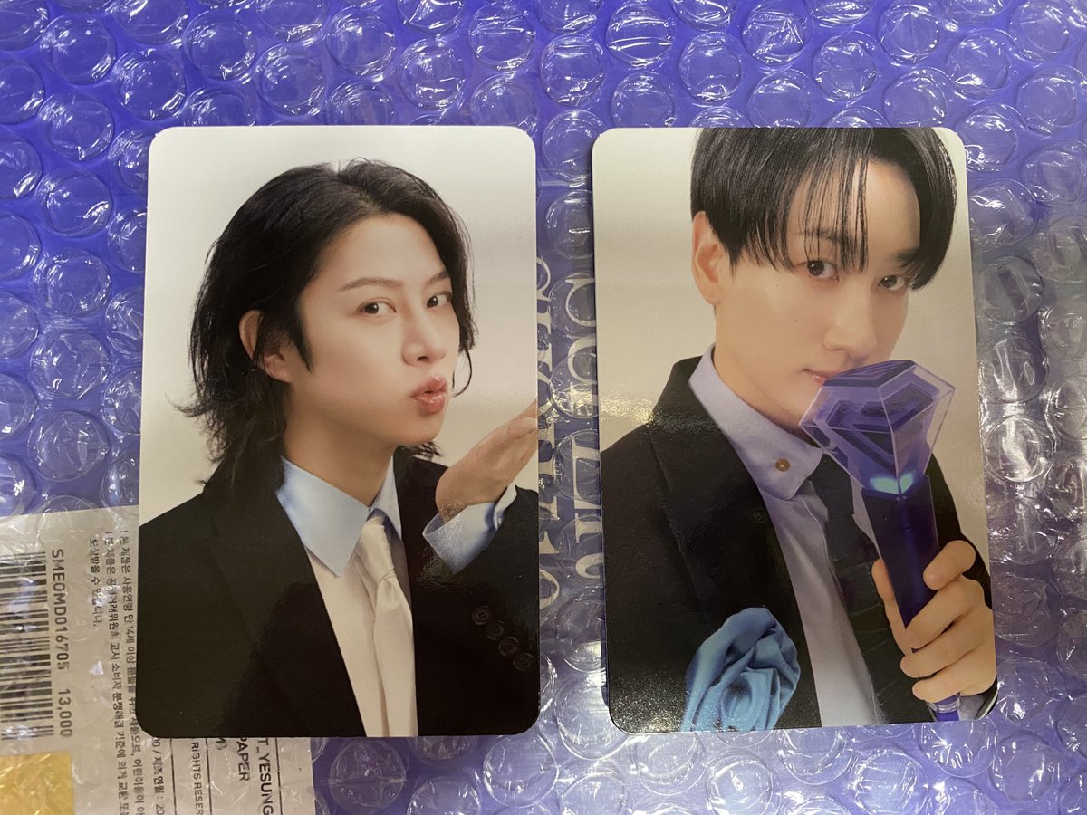 038c's tweet photo. 【交換希望】
SUPER SHOW10 グッズ
購入特典トレカ・コアラのマーチトレカ・フォーチュンスクラッチトレカ
譲:ウニョク、リョウク、イトゥク、シウォン、ドンへ、ヒチョル
求:イェソン

郵送で交換希望です。
お気軽にお声掛けください！ https://t.co/ltSOLziMys