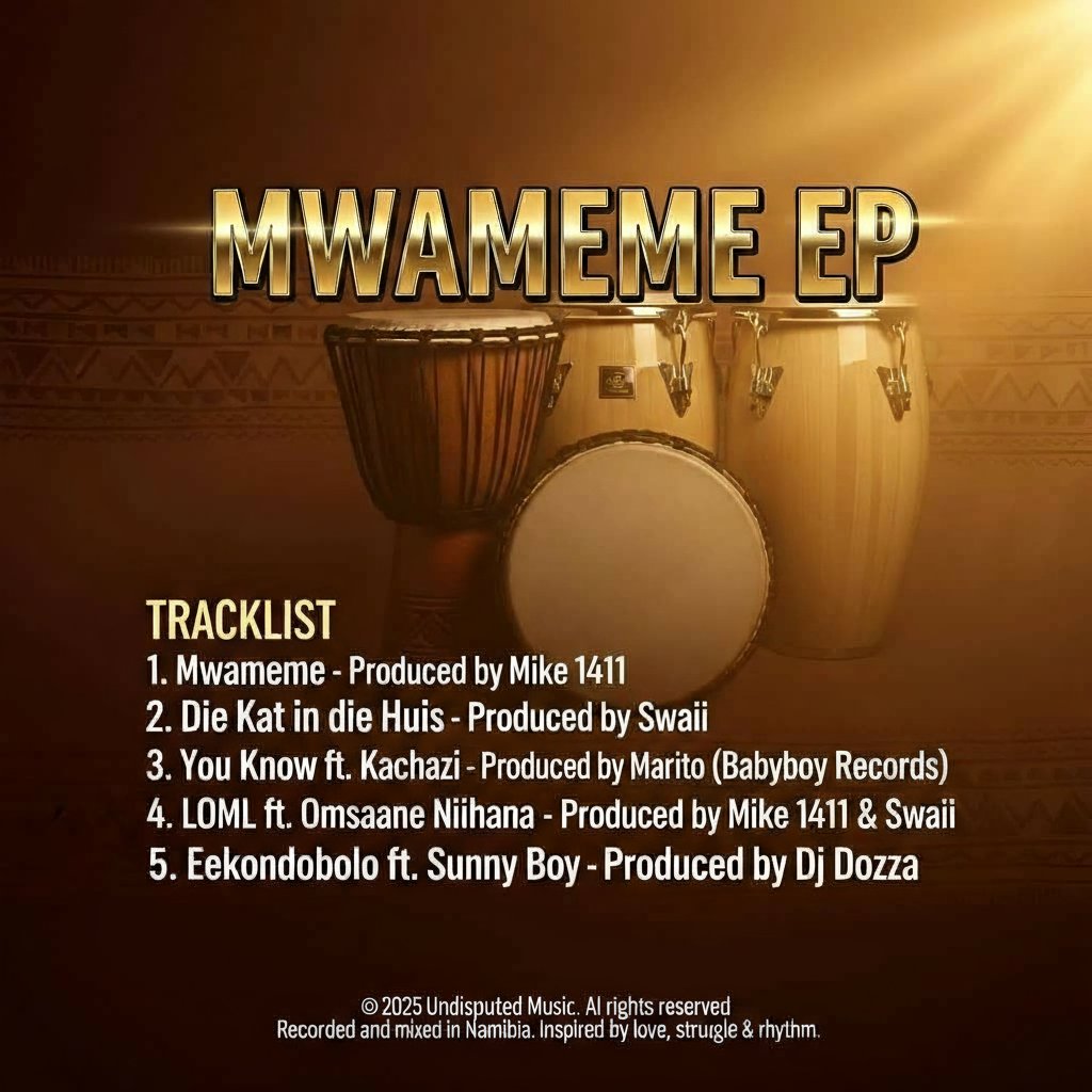MabuzzaNamibia's tweet photo. Mwameme EP Out Now on all digital streaming platforms. Vibes for Deza 🔥🔥🔥🦅🇳🇦 https://t.co/gNHHxWPvB7