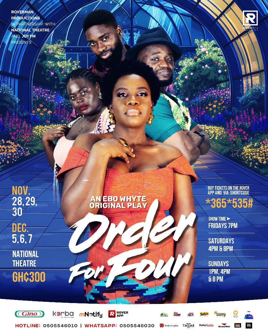 kofinyarkoh_'s tweet photo. This weekend get to watch #OrderForFour again fam get ur tickets now 🔥🔥🔥 https://t.co/TSKhvrhbbi