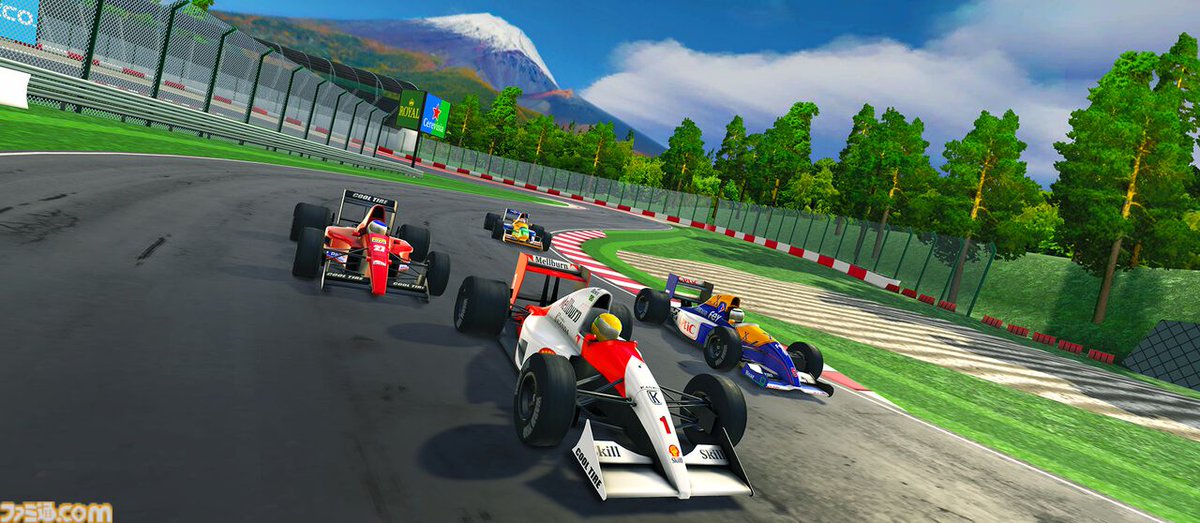 famitsu's tweet image. 『4PGP』90年代のアーケードゲームを再現したレトロだけどリアルなレースゲームがSwitch2＆Switchで2026年2月5日に発売決定
famitsu.com/article/202512…

名作レースゲームの開発に携わってきた佐々木建仁氏がスペシャルアドバイザーとして参加。サウンドデザイナーの河村知之氏が作曲を担当。