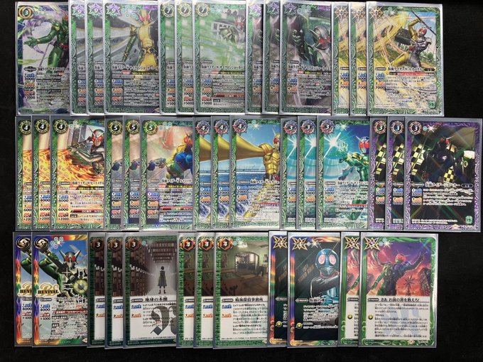 バトスピ デッキ販売コーナー🌟 CoZ12や仮面ライダーW、鉄華団、早雲