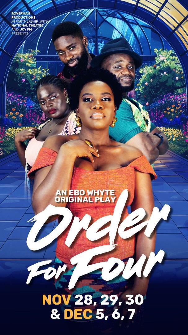 kofinyarkoh_'s tweet photo. Charley come watch greatness at the Accra theatre this weekend #OrderForFour https://t.co/AqOtfn2bED