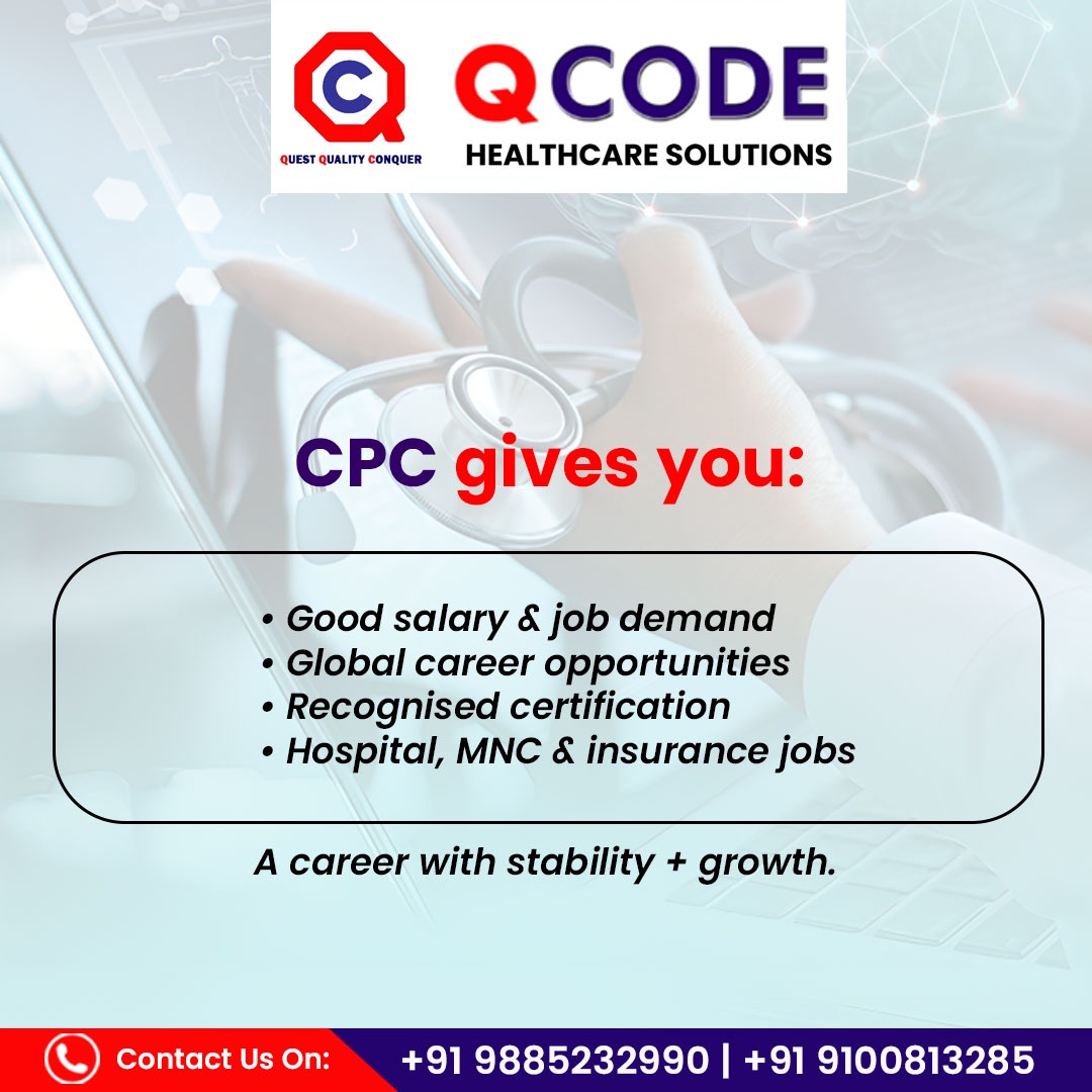 qCodeacademy_'s tweet image. CPC Offline Batch starts Dec 15th!
If you’re looking for a career with demand, global opportunities &amp;amp; great salary, this is it.

📩 Enroll now &amp;amp; start your medical coding journey with confidence.

#QCodeAcademy #MedicalCoding #CPCTraining #HealthcareCareers #CareerGrowth