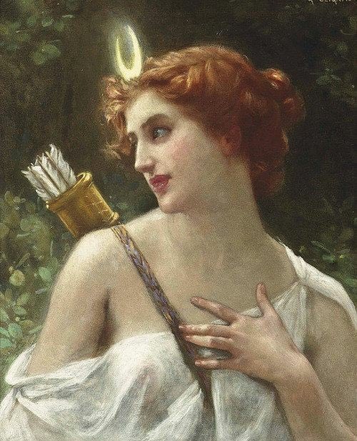 "Diana, the Huntress", by Guillaume Seignac (1870–1924).