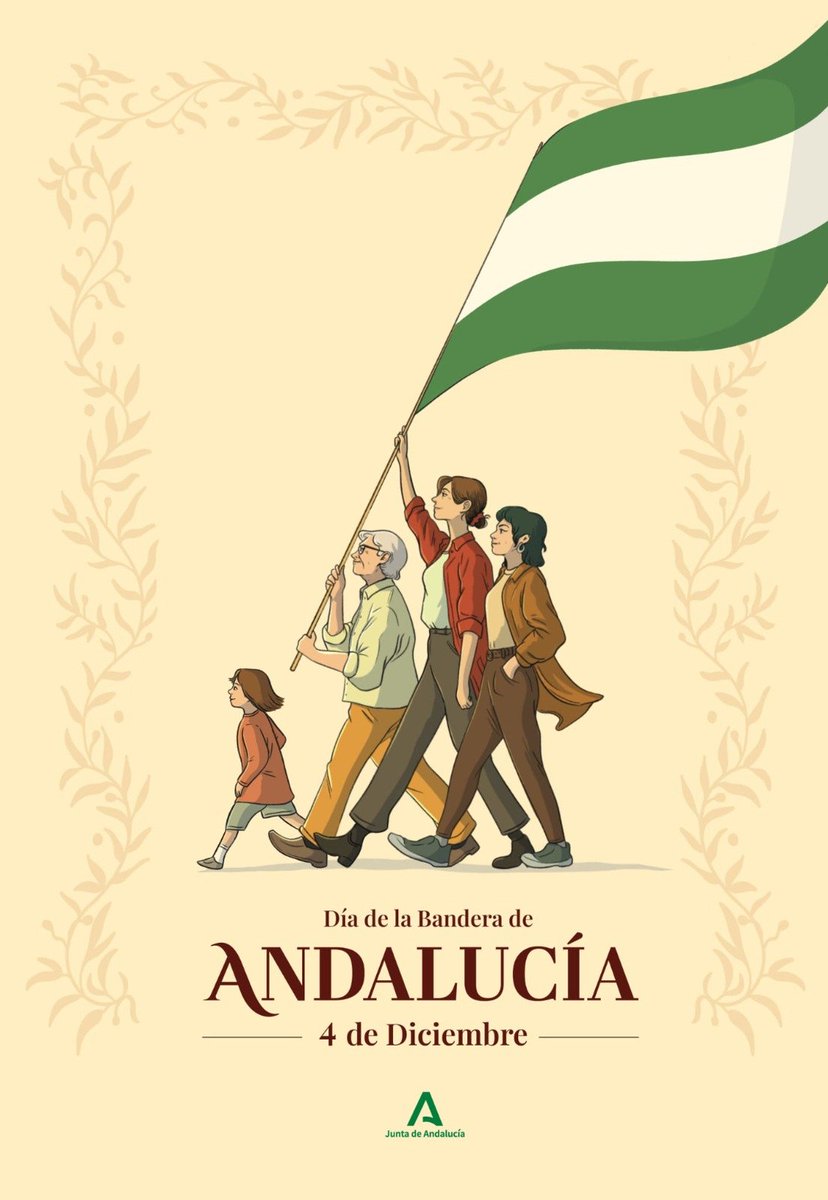 💚 Comenzamos nuestro día grande desde la casa de los andaluces.

El #DíadelaBanderaAND es una maravillosa ocasión para ensalzar nuestro emblema, el que nos une a todos en esta maravillosa tierra.

#4D #AndalucíaPorBandera