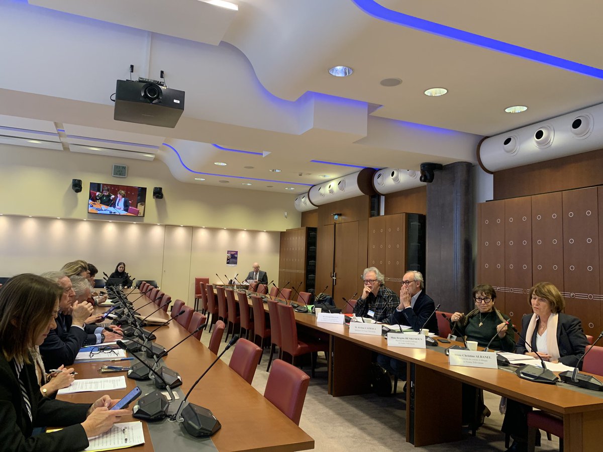 📺Commission d’enquête audiovisuel public. 
🎙️Audition ce matin du comité d’éthique, de sa présidente Christine Albanel et des médiateurs de <a href="/FranceTV/">France tv</a>.
➡️A suivre en direct : videos.assemblee-nationale.fr/video.17863340…
➡️A 14h15, audition de la <a href="/Courdescomptes/">Cour des comptes</a> sur son rapport sur France Télévisions.