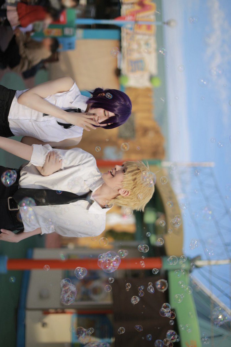 【チェンソーマン＊レゼ】

まるでこの世界で二人だけみたいだね
なんて少しだけ夢をみてしまっただけ

デンジ＊ぴょんルカ
Photo＊しきさん

#JPCC名古屋港シートレインランド