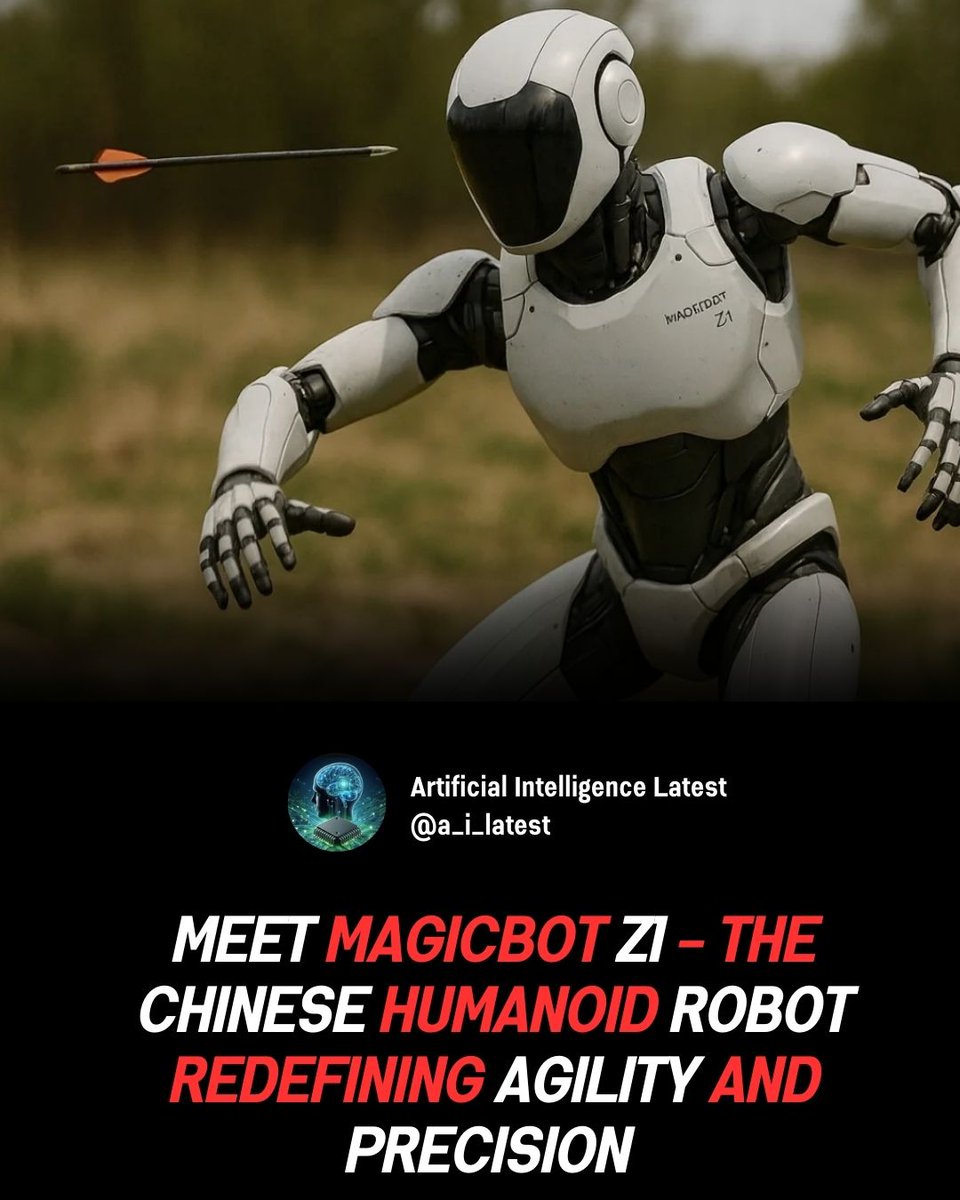 LatestAI2030's tweet image. China’s robotics innovator MagicLab has just unveiled a jaw-dropping demo of its humanoid robot, MagicBot Z1, marking a huge leap in agility, balance, and motion control.
#MagicBotZ1 #MagicLab #HumanoidRobot #RoboticsInnovation #AIandRobotics #NextGenTech #RobotEvolution