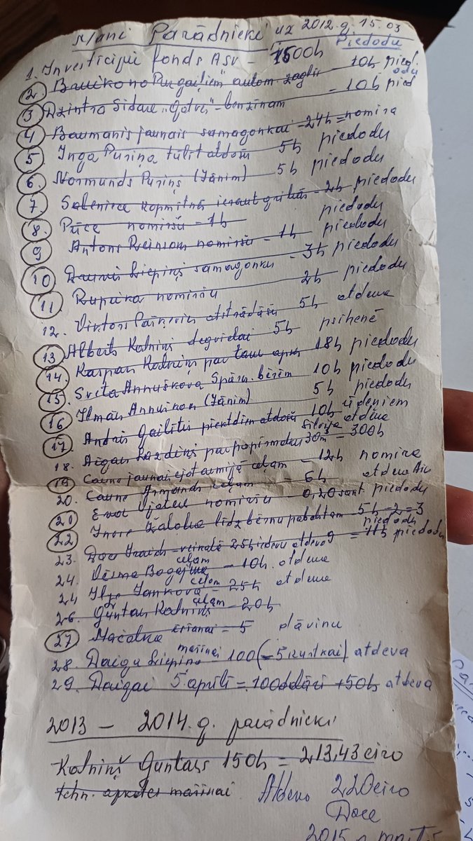 Vecmamma diezgan nopietni agrāk veica parādnieku uzskaiti. 🫡 "Nomiršu" = paģiras 😁