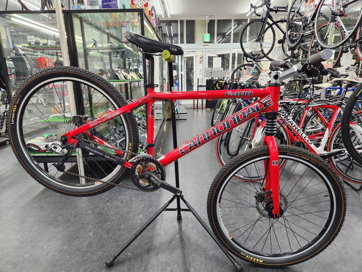 本日紹介の1品 CANNONDALEの｢F400｣ ハンドメイドインUSAのハードテイル