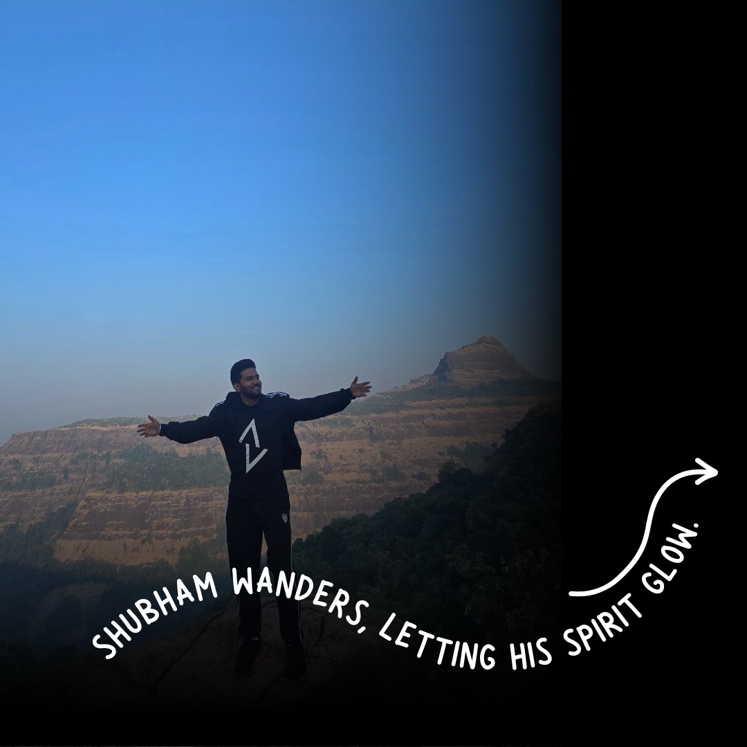 joshsoftware's tweet photo. Embark on a refreshing journey with us on #JoshUnplugged as we explore the passions that inspire our team beyond the workplace.

Meet Shubham Bayas, whose heart feels most at home in the arms of nature. https://t.co/P12hIVqKjh