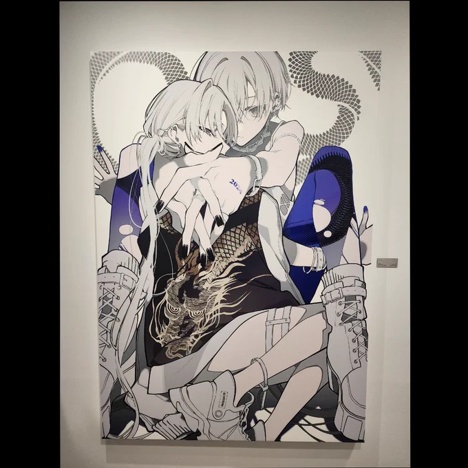 望月けいさんの個展「俗世」にお邪魔してきました👣

クールで密度の高い、圧倒的な作風!
美しいストロークを間近で見られて眼福です…🥰

ぜひぜひ足を運んでみてください✨
https://t.co/vE5pkkPzuL

📅開催は2025/12/15まで!
#望月けい俗世

@mochikei_info
@key_999 