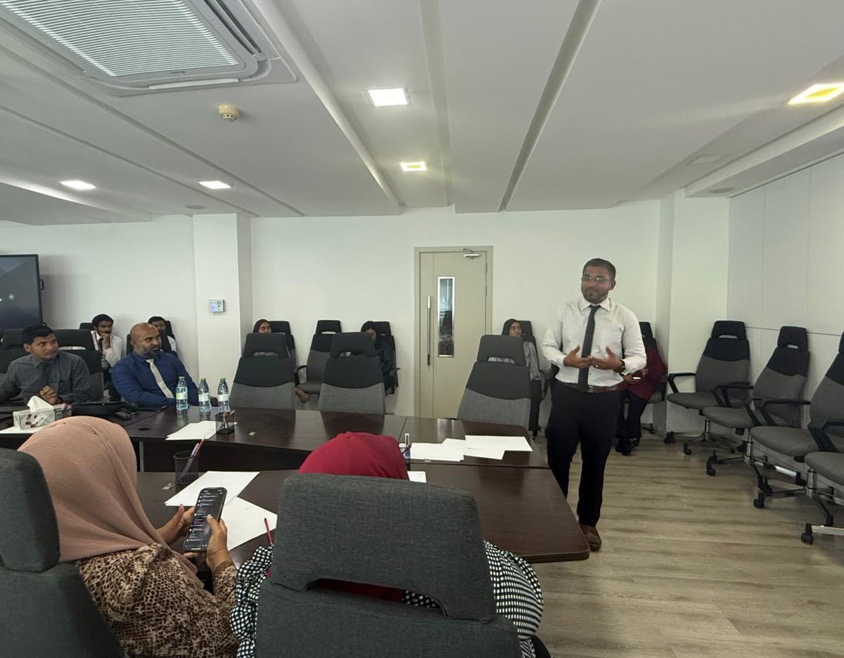 PGO_MV's tweet photo. Today, as part of the 16 Days of Activism, DVCACS collaborated with the Maldives Police Service Cyber Crime Centre to conduct an awareness session on cyberbullying and digital safety for women and girls.

The session highlighted key risks, prevention strategies, and practical steps to stay safe online.
Together, we continue strengthening protection against digital violence.

#16DaysOfActivism
#EndDigitalViolence