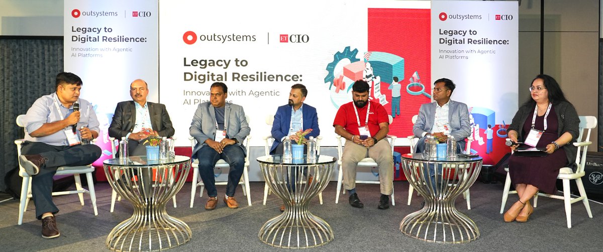 ET_CIO's tweet image. On 3rd December, ETCIO in association with OutSystems brought together technology leaders and innovators for an in-depth conversation on “Legacy to Digital Resilience: Innovation with Agentic AI Platforms.”

#ETCIO #OutSystems #TechnologyLeadership #DigitalTransformation