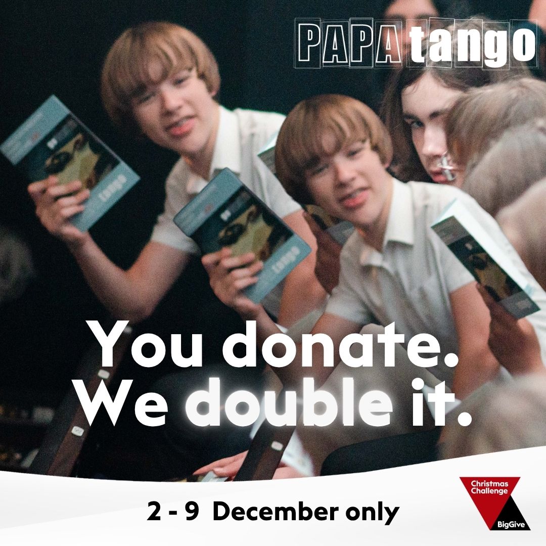 PapatangoTC's tweet image. More than 640 young people became performed and published playwrights in our #GoWrite workshops in 2025! Help us open the door to even more young writers in 2026 - this week, every donation is doubled thanks to BeauxArtz!
donate.biggive.org/campaign/a05WS…

#BigGive2025 #NewWritingMatters