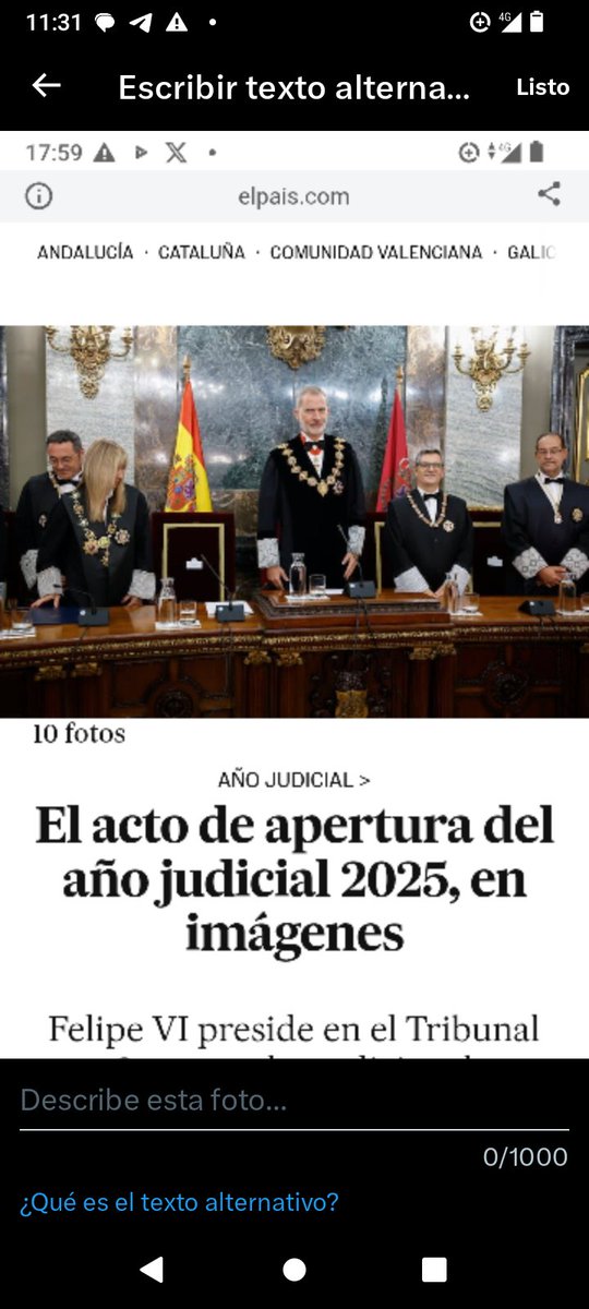 Rodrgue72939427's tweet image. ES TAN FÁCIL,COMO EL CONCENTRARNOS CADA DÍA EN EL PODER JUDICIAL Y HACER FUERZA TOD@S JUNTO@S , Y SI ESTO NO LES HACE RECAPACITAR PUES ENTRAR Y SACARLOS SE LAS OREJAS , ESTO NO ES JUSTICIA,ES DICTADURA Y EL QUE PRESIDE EL PODER JUDICIAL SE LA TRAE AL PAIRO VAMOS QUE ES COMPLICE