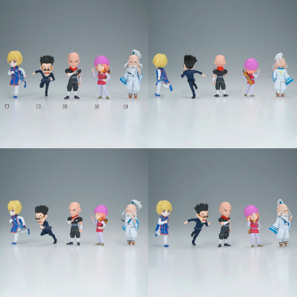 ♦ コムギ　ハンター×ハンター　ガレキ　ワーコレサイズ HUNTER×HUNTER」メルエムとコムギの対局場面を立体化 コマの位置／鼻水