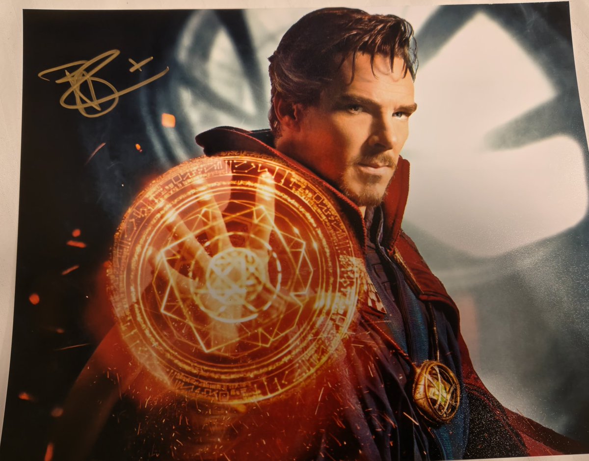 コミコンくじのサイン入りフォトは大当たりのベネディクト・カンバー