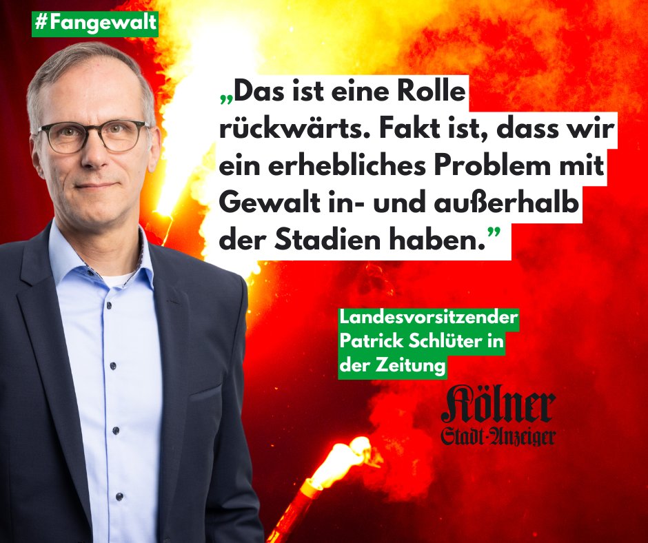 Gewalt steigt, Pyro gefährdet, Politik bremst. Das ist eine Rolle rückwärts“ sagt GdP Vorsitzender Patrick Schlüter zur IMK-Entscheidung.