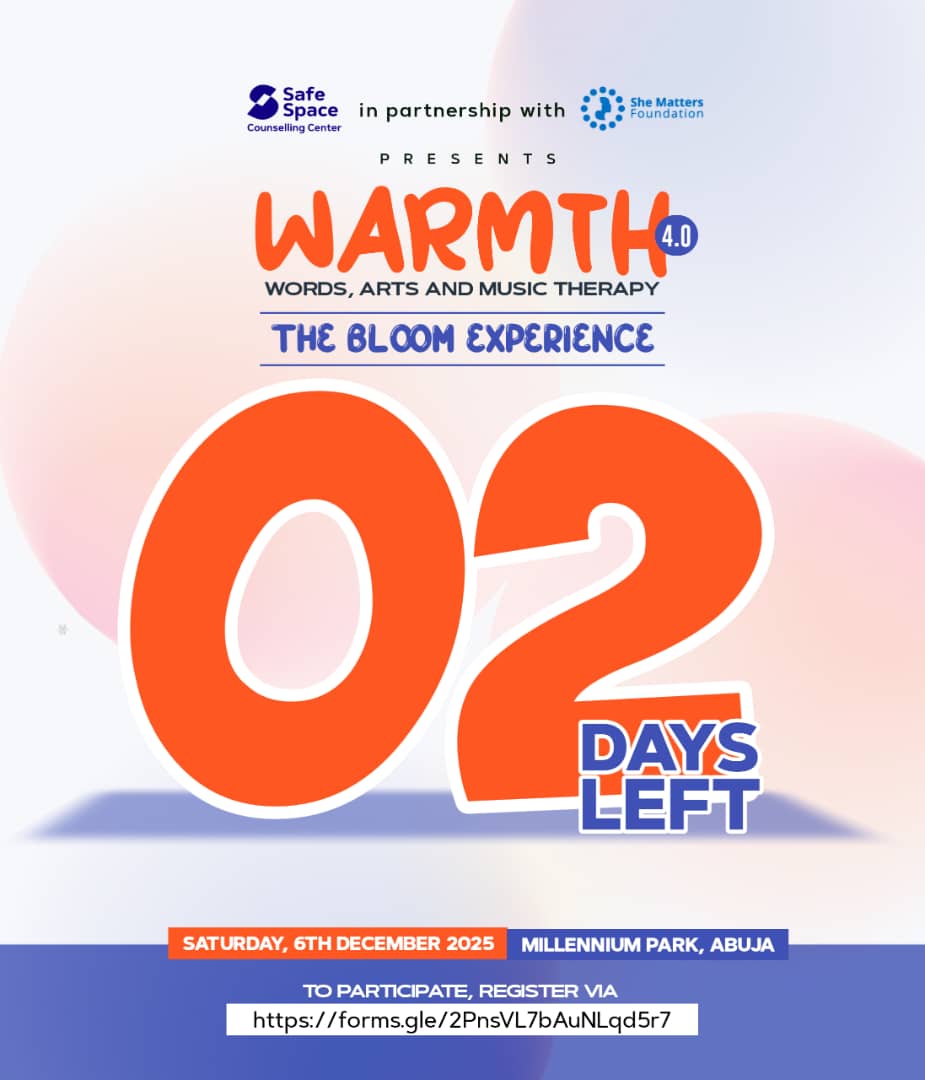 Your heart has 2 days to prepare.
Your mind has 2 days to open up.
Your spirit has 2 days to bloom.
Warmth 4.0 is close. 🌼

Think connection.
Think healing.

#warmth 
#warmth4.0
#music 
#arttherapy 
#words