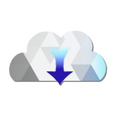 クラウドダウンロード描きました☁️