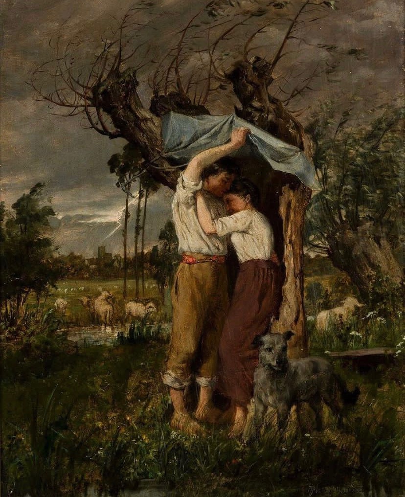 Refuge before a Storm by Paul Merwart