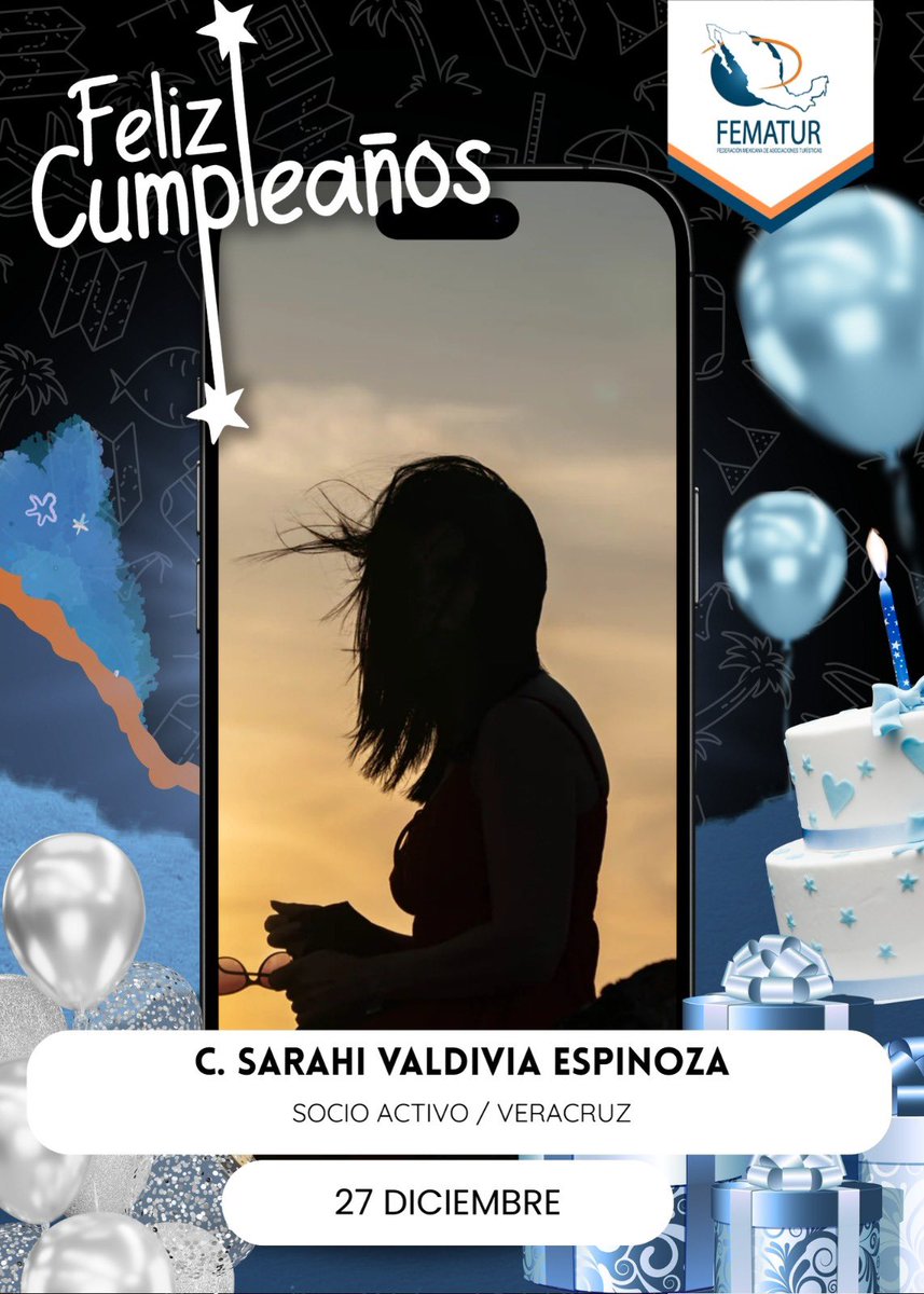 El mes de diciembre es el cierre del año para felicitar a todos por sus objetivos cumplidos pero también a los cumpleañeros que han hecho del turismo su objetivo principal, muchas felicidades a tod@s y cada uno de ellos por su festejo anual que tengan un maravilloso mes pero un