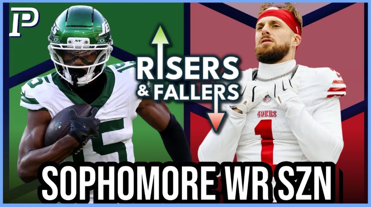 🚨Risers and Fallers🚨 - 2nd Year WR Insanity

<a href="/EvanRinglerFF/">Evan Ringler</a> and I give out a few quick hits on some playoff darlings and dumplings ahead of Week 14

📈Adonai Mitchell, Devaugh Vele
📉Ricky Pearsall, Oronde Gadsden

Watch here if you're cool: youtube.com/watch?v=8-VJs6…