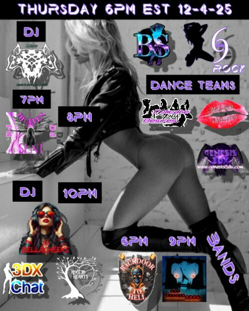 BullShit Nation Presents: 69 ROCK CLUB - Genesis3DX Supporters - Genesis3DX - Your 3DXChat Community genesis3dx.com/events/event/3…