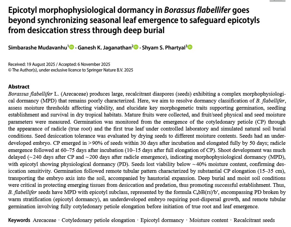 Shyam PHARTYAL; #1stGen MS/PhD; Seed Ecologist🌰🌱 tweet media