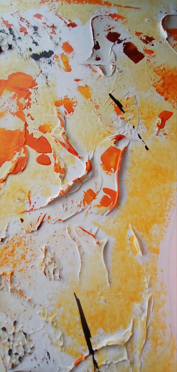 Missatoshi_girl's tweet image. 👋 FAM 🧡
En progression  🎨
Etape 3 (première photo)
Étape 4 ( photo 2 et 3)  avancement des couleurs sur textures.
Qu'en pensez vous pour une première ?  
#bitcoin #bitcoinart #physicalart