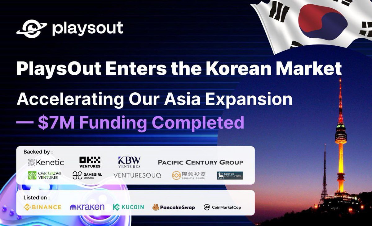 PlaysOut 한국 시장 진출 - 1,000 USDT 추첨 이벤트
 - 당첨되면 15만원! 다들 쌀 주워가세요!

✔️ Playsout 이란?
- PlaysOut은 멀티엔진 호환 미니게임 플랫폼으로, 특히 중국에서 압도적인 영향력을 가지고 있는 WeChat의 에코시스템과 높은 호환성을 가진 것이 특징
- Playsout은 강력한 SDK를