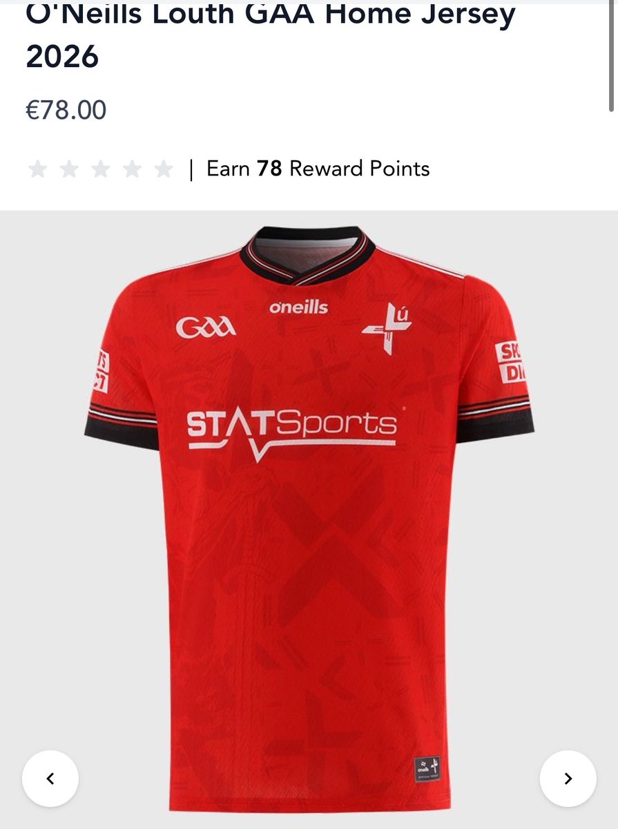My initial thought was Manchester United. I’m all for changing things up, but red and black on a Louth jersey just feels wrong.