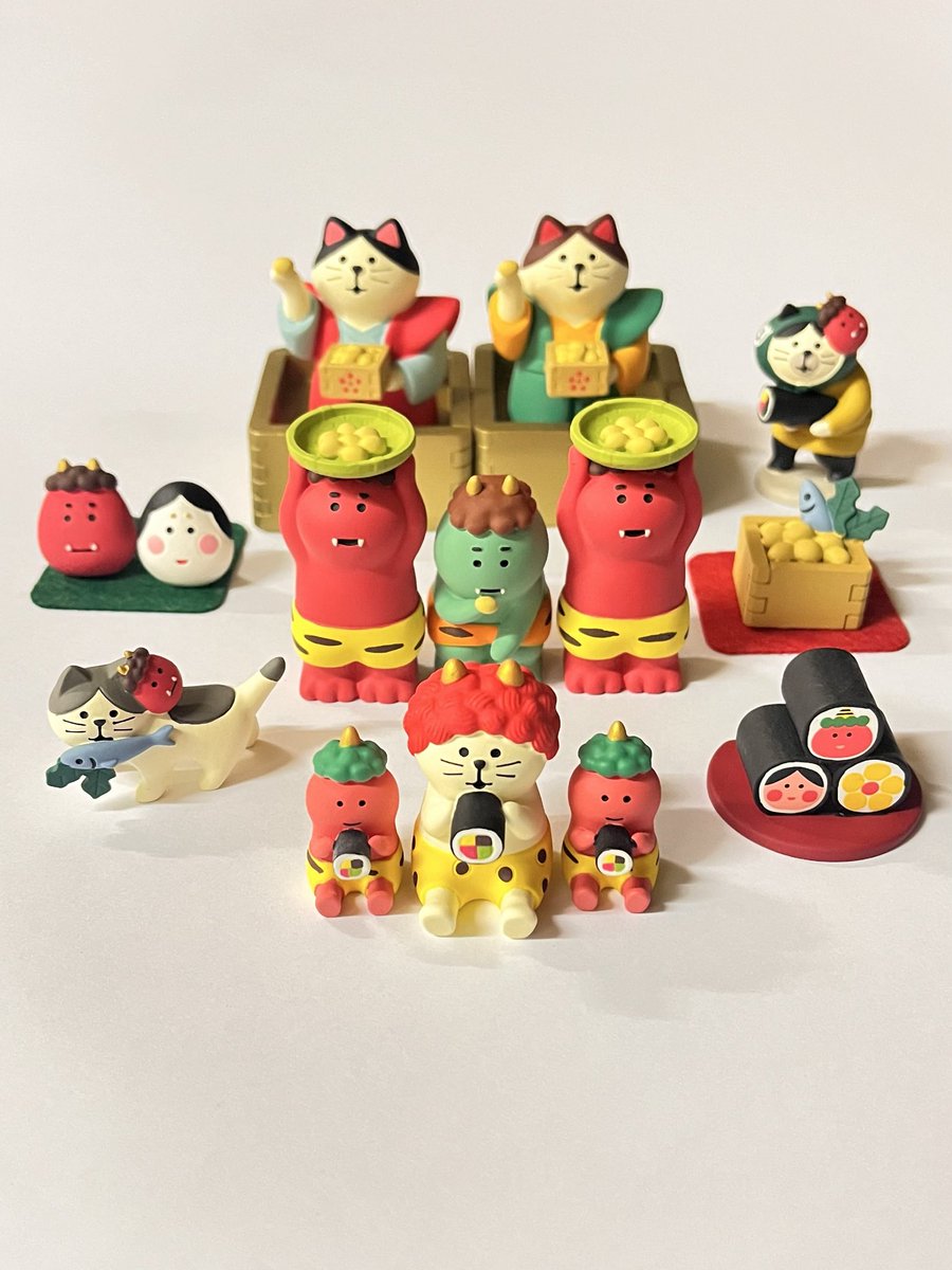 コンコンブル #新シリーズ #まったり節分会 お迎えしましたーー🙌 毎年