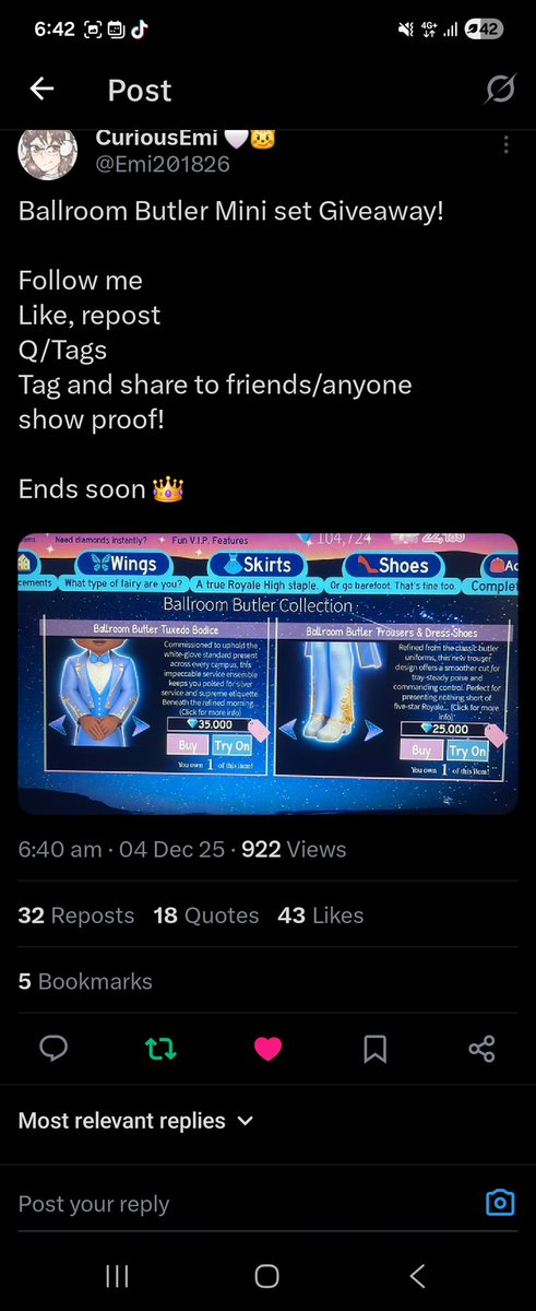 lilby_0's tweet photo. @Emi201826 doneee 
@Av0ns1 
#royalehigh #royalehighgiveaways https://t.co/fdPpXOMvyh