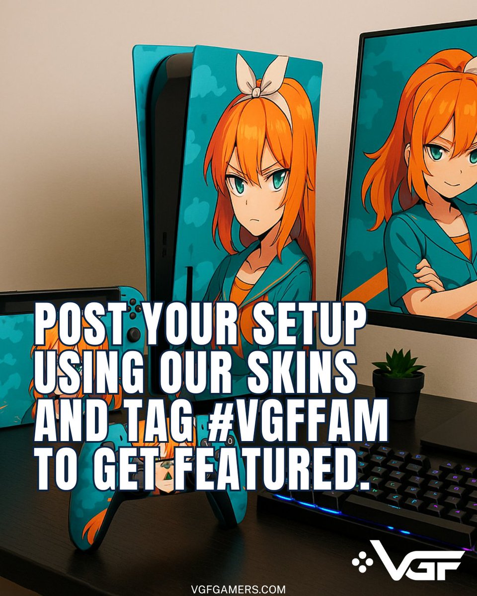 VGFGamers's tweet photo. Got our skin on your setup?

Show it off and tag

#VGFfam, we might feature your rig next!

#VGFgamers #GamingSetup #ConsoleSkins #GamerLife #CustomConsoleWraps https://t.co/0BBtDfrTht