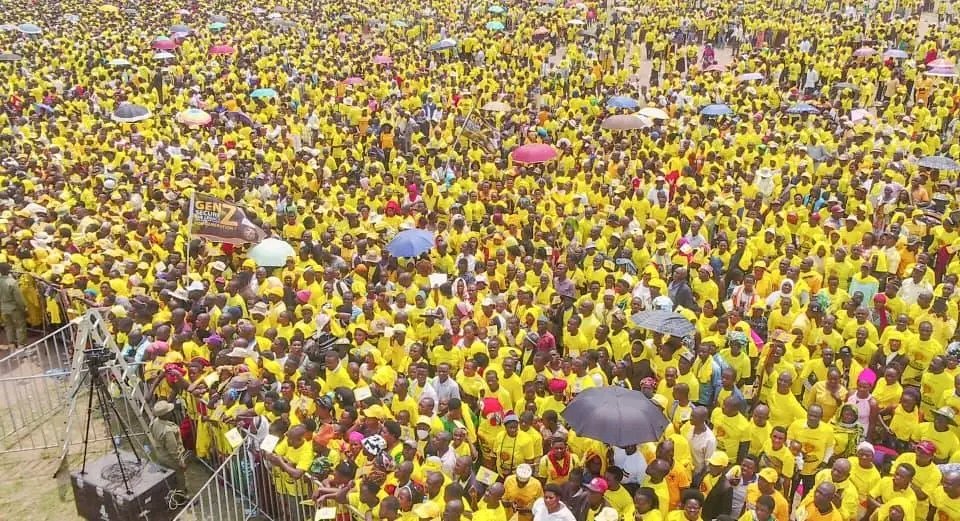 Photo!Presidential Rally in Kasese 
#KGRUPDATES