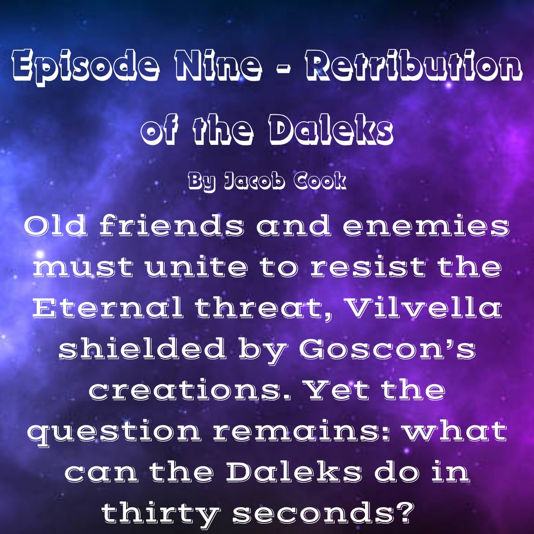 DU_WhoSoc's tweet image. TONIGHT. 19:30.
Doctor Who: Beyond the Shadows, Episode Nine - Retribution of the Daleks. By @UBUWriter.
Airing via YouTube Premiere:

youtu.be/CDMtSMj5l9s?si…

And available on Spotify after broadcast:

open.spotify.com/show/4ckrF6CUe…

open.spotify.com/playlist/3tJ8Y…