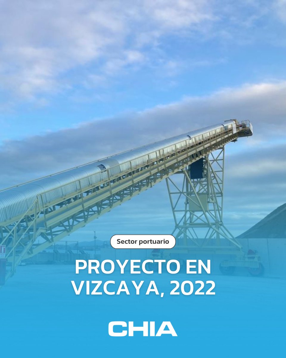 📍 Vizcaya, 2022
Instalamos 2 apiladores radiales de 50 m en Zierbena para almacenar hasta 60.000 t de arena caliza con sistema de nebulización incorporado.

🔗 espirales.es/proyecto/Insta…

#SectorPortuario #ApiladoresRadiales #CHIA