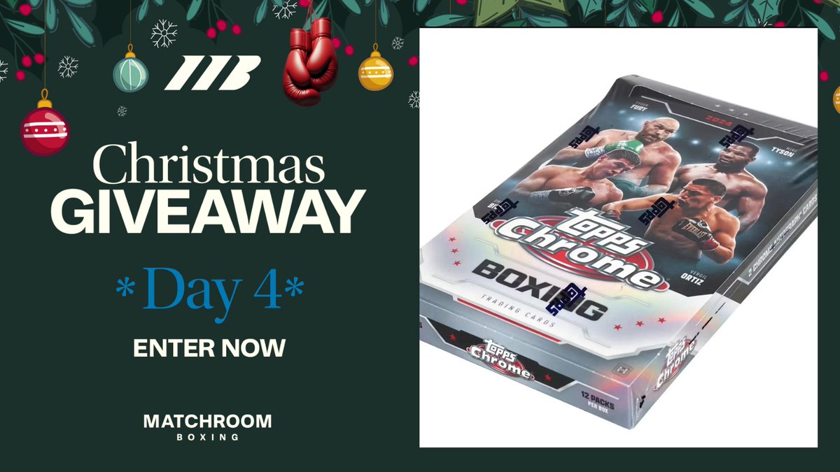 Five unopened packs of the Topps Boxing cards to be given away! 😯

Enter now: r1.marketing-pages.com/p/79SU-LKF/xma…