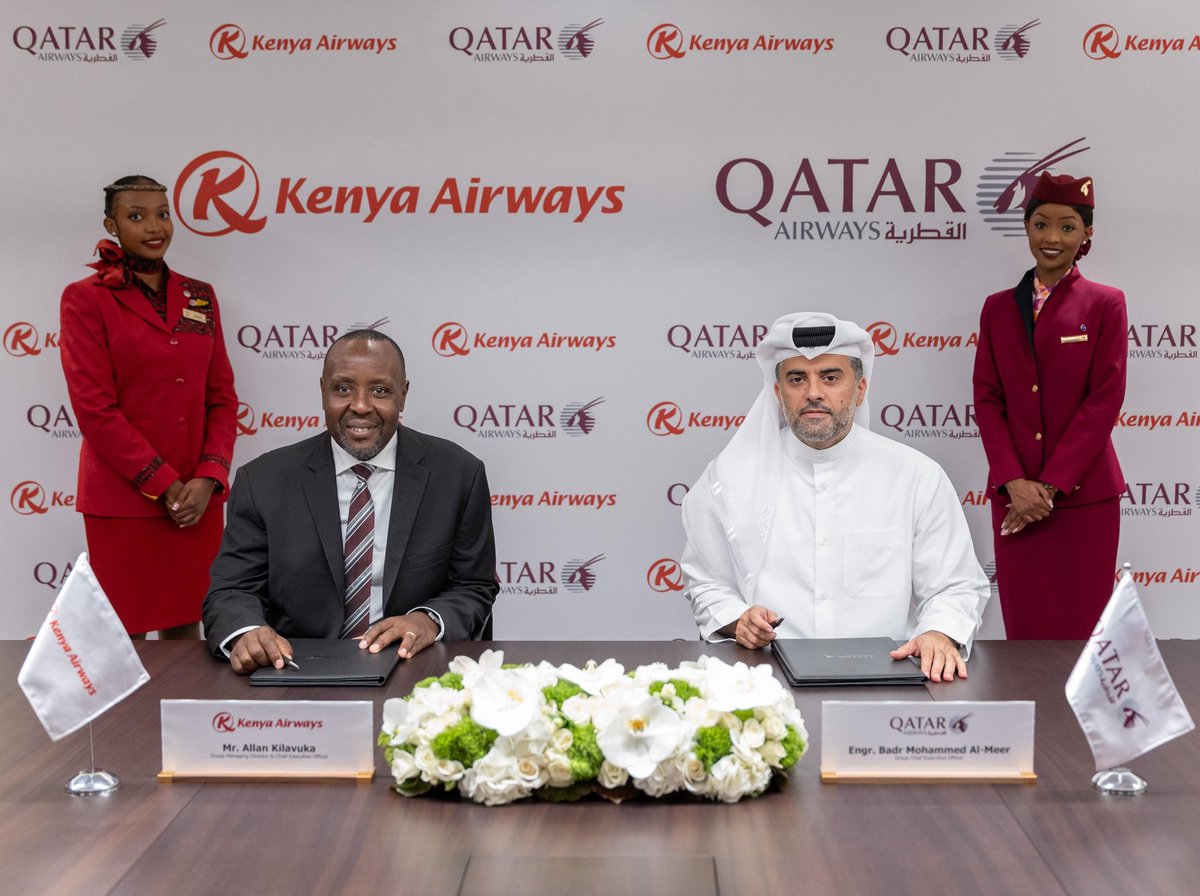 #TBT Qatar Airways 🇶🇦 introduced a third daily frequency between #Doha and #Nairobi operating in codeshare with Kenya Airways 🇰🇪 
#SpotifyWrapped 

☎️/WhatsApp 0716 633 333