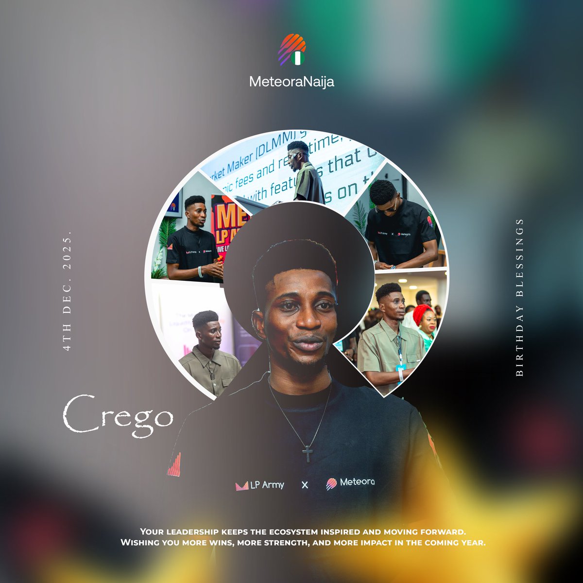 Happy Birthday to <a href="/Crego55/">Crego | MET-DHABI 2025🇦🇪</a>, the amazing lead of <a href="/MetNaija/">MET Nigeria</a>! 

Your vision, dedication, and energy keep our community thriving. 

Wishing you a year full of fees, happiness, and more success. 

May the GFT be with you always.